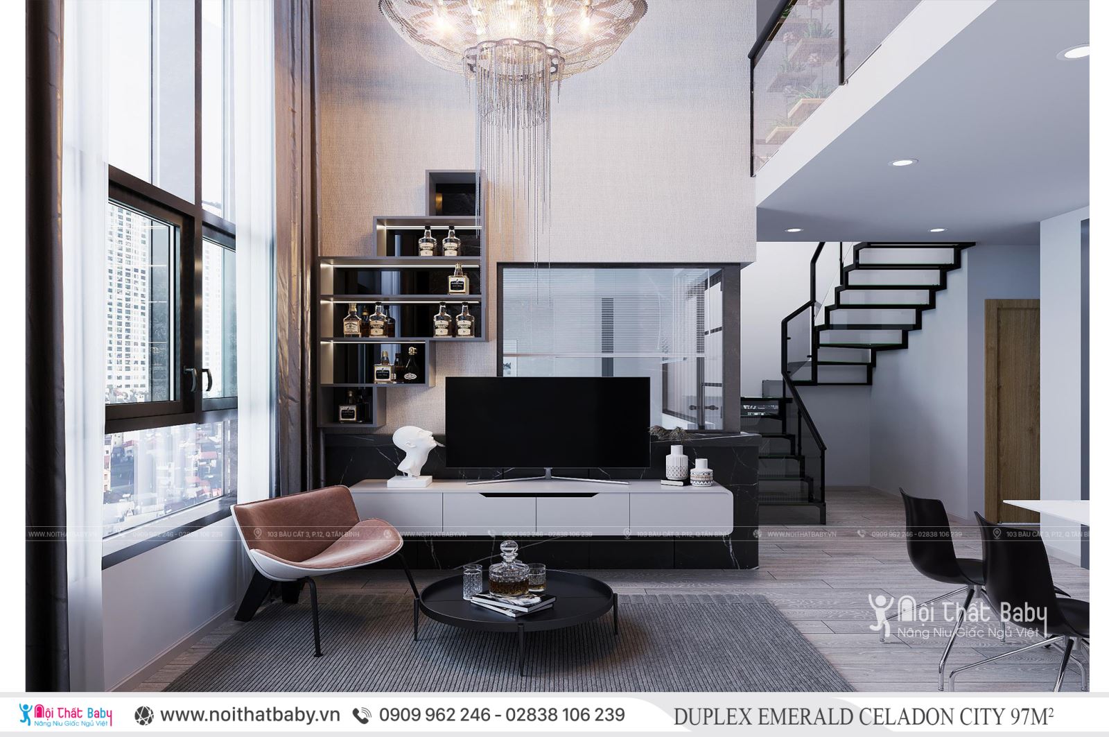 Tổng hợp các mẫu thiết kế nội thất Chung cư Emerald Celadon City